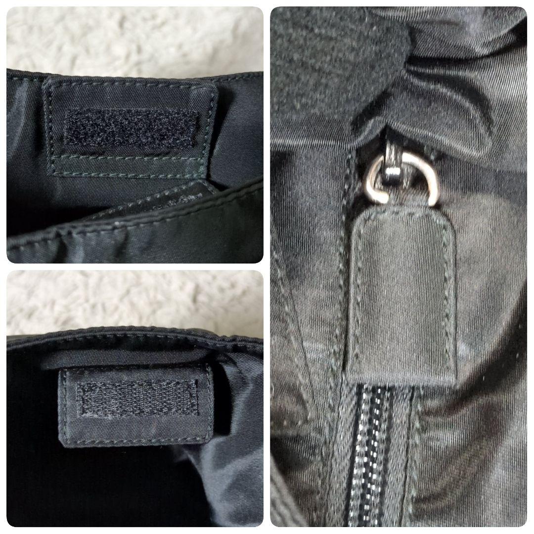 希少 PRADA プラスチックハンドル ナイロン ワンショルダーバッグ ブラック