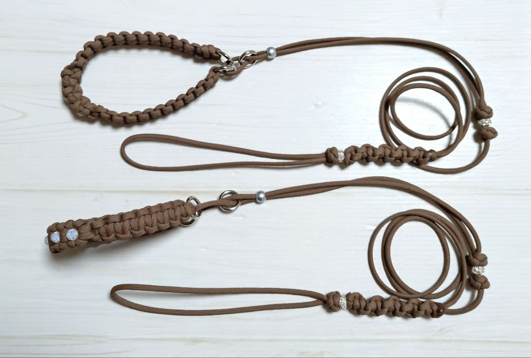 首輪一体型✳パラコードリード　ROWA☆