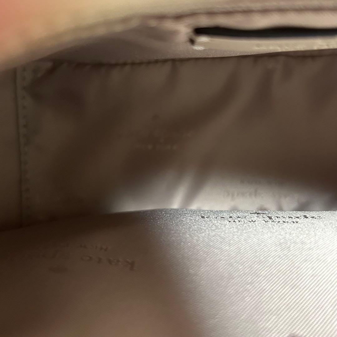 【美品】kate spade ダンプリング　ショルダーバッグ　2WAY　白