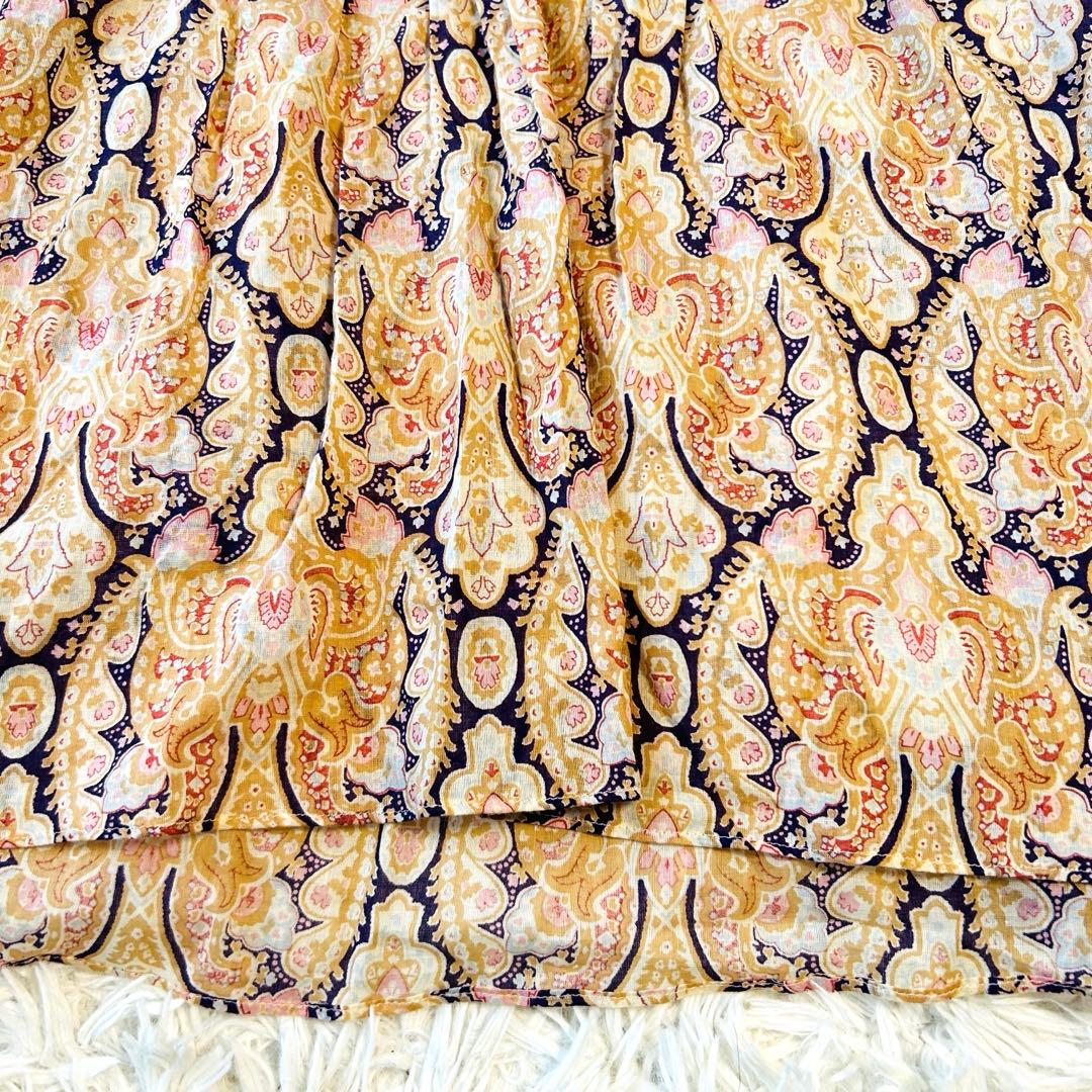 ルイヴィトン LOUIS VUITTON ブラウス シャツ 長袖 ペイズリー柄