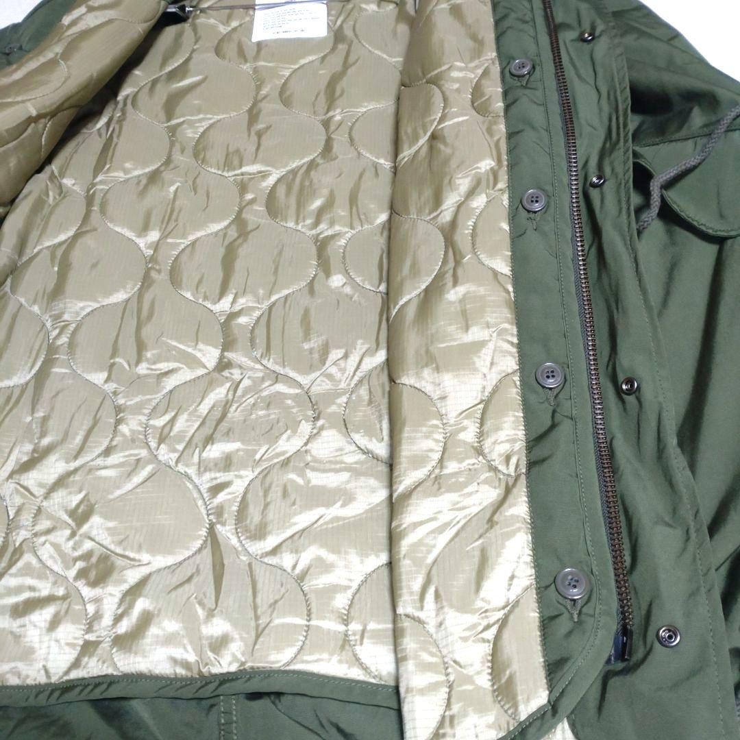 【美品】HOUSTON　メンズ　ライナー付　モッズコート　カーキ　L