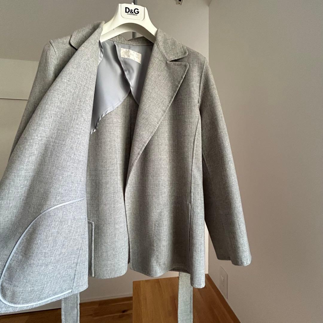 tomorrow land テーラードジャケット ウエストベルト付き