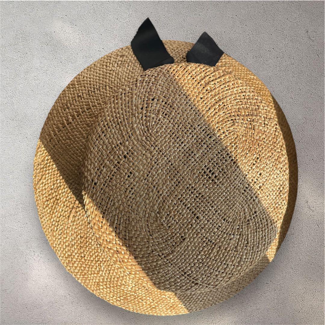 美品✨カワムラ帽子店　麦わら帽子