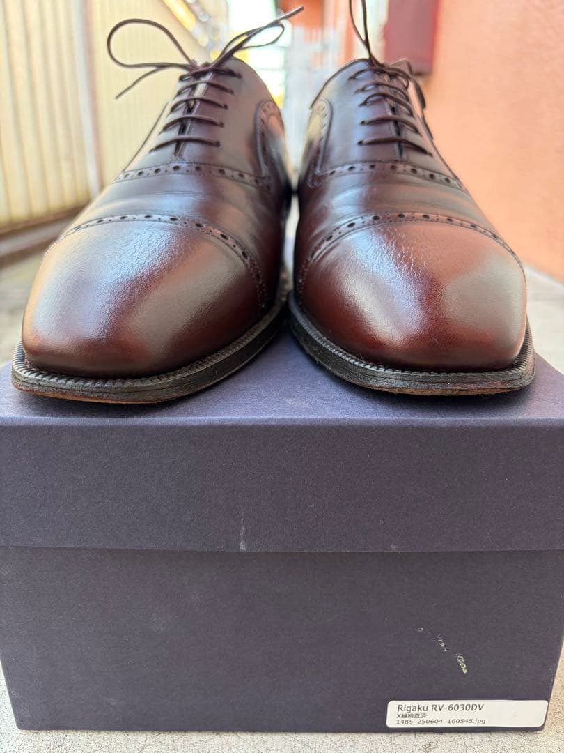 【クリスマス特価】エンツォボナフェ × BEAMS クォーターブローグシューズ