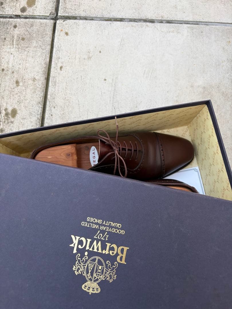 【クリスマス特価】エンツォボナフェ × BEAMS クォーターブローグシューズ