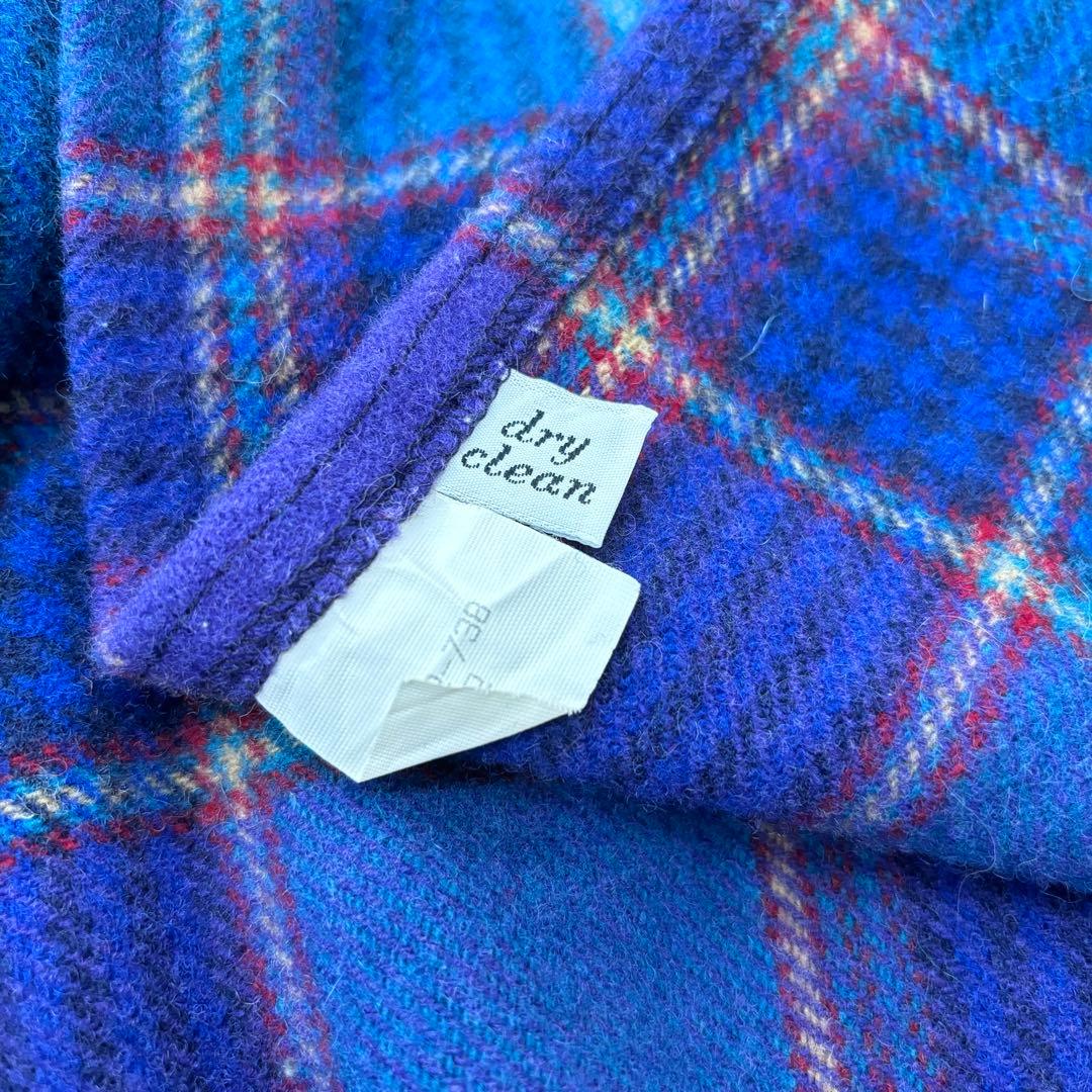 極美品⭐️ 70s ペンドルトン チェック柄 カーディガン U.S.A製 大きめ