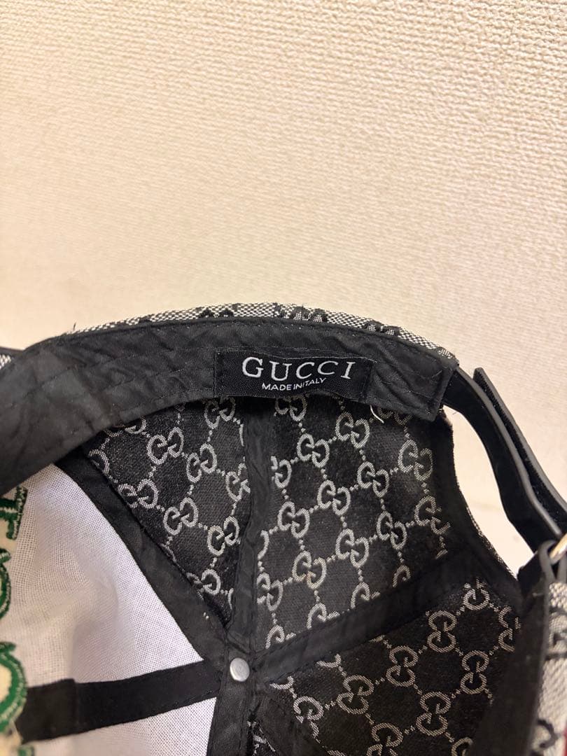 GUCCI グッチ GGキャンバス キャップ シェリーライン ロゴ刺繍
