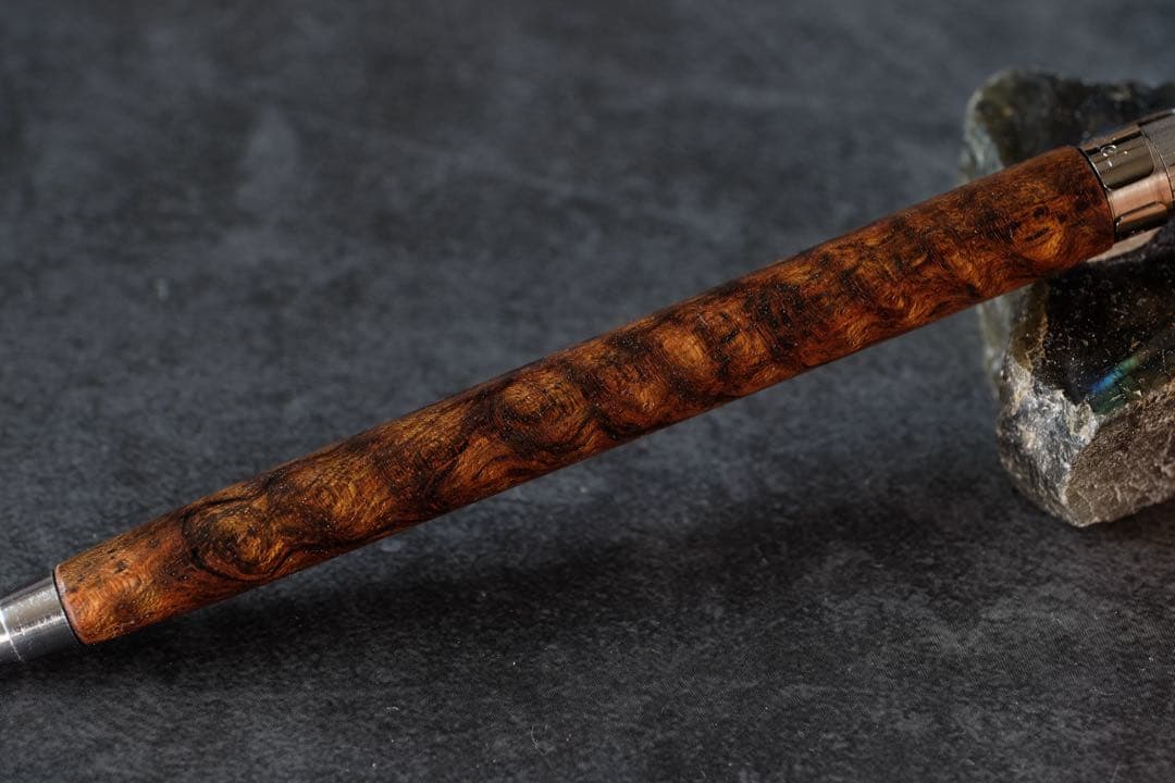 PG5木軸カスタム0226　高村杢工房 製図用シャープペンシル　バチックマンゴー