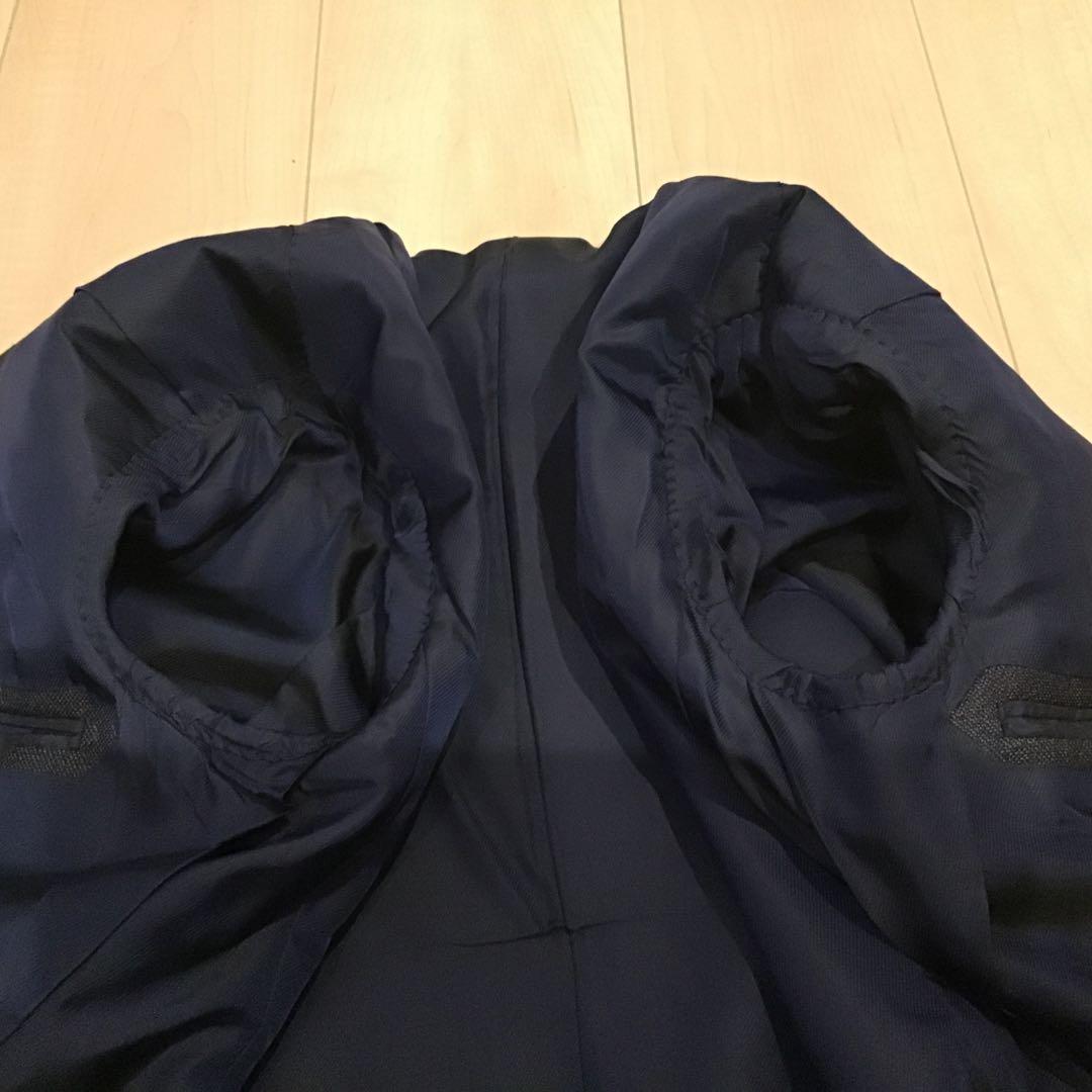 Brillar ダークグレー シングルブレスト スーツウール　サイズ44