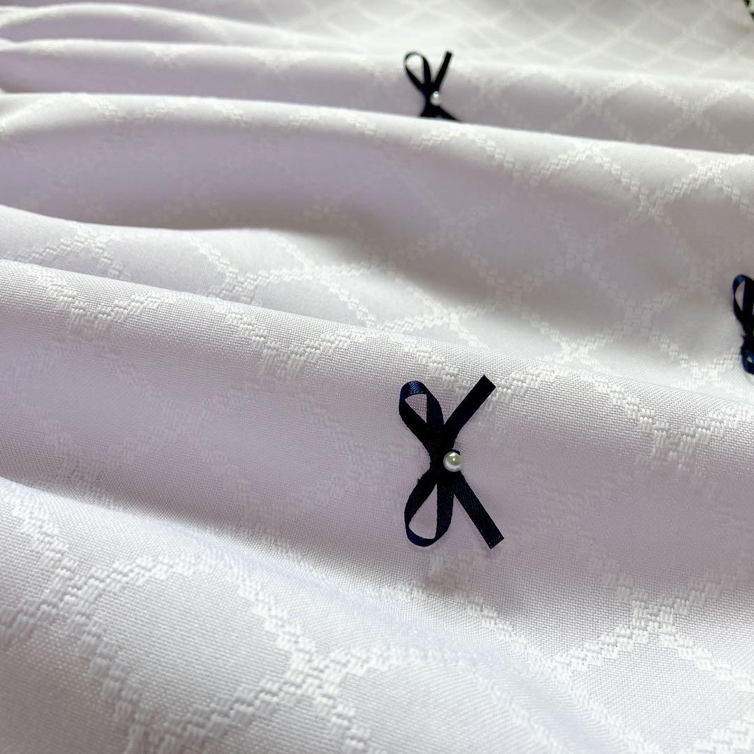 ラベンダー×ネイビー セレモニー 入学 卒園 発表会 フォーマル