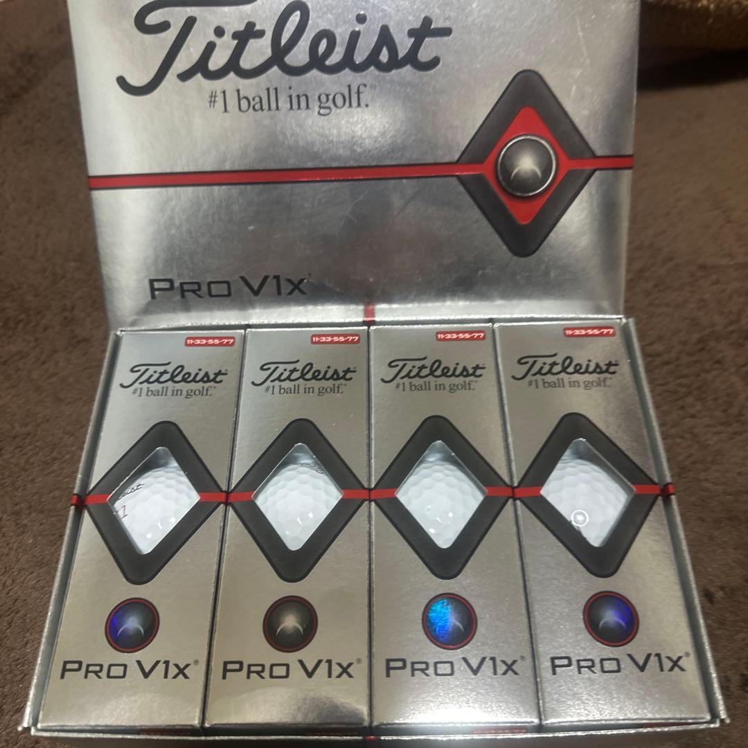 専用:Titleist Pro V1x ゴルフボール 未使用1ダース×4箱