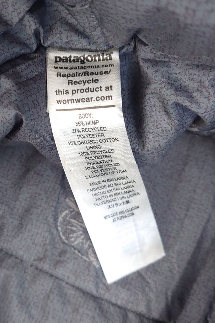 【廃盤 パタゴニア 日本未発売】オールシーズンズ・ヘンプ・キャンバス・ベスト