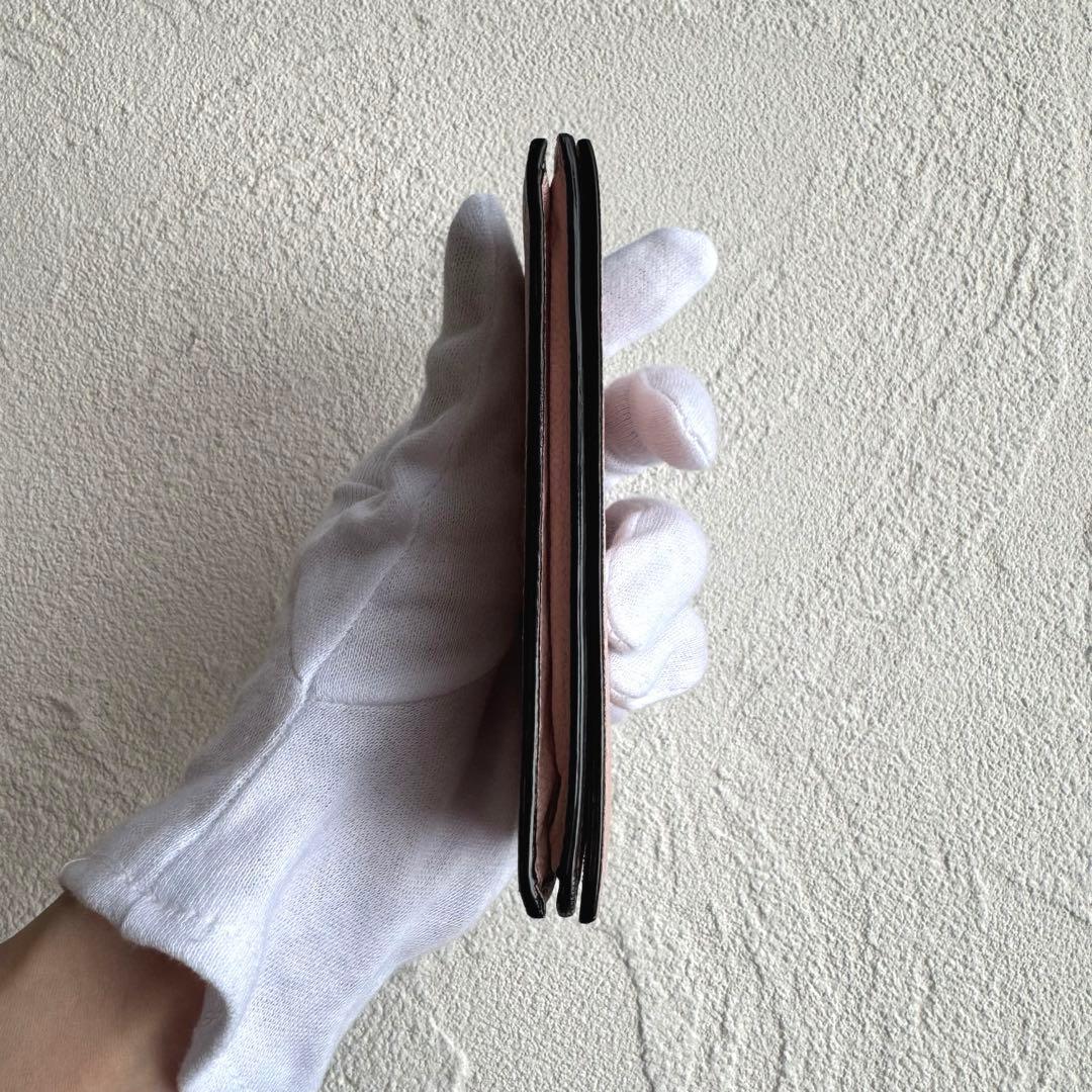 valextraヴァレクストラ 名刺ケース カードケース 財布 チークピンク