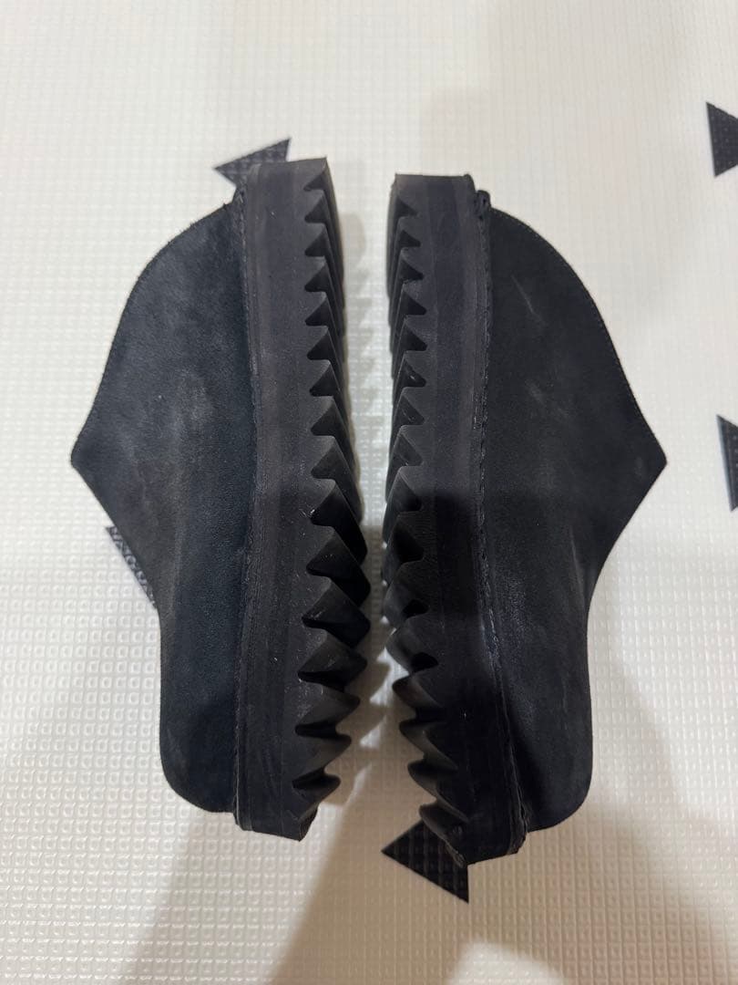 Vernacolo スエード ブラック 黒 42 サボ