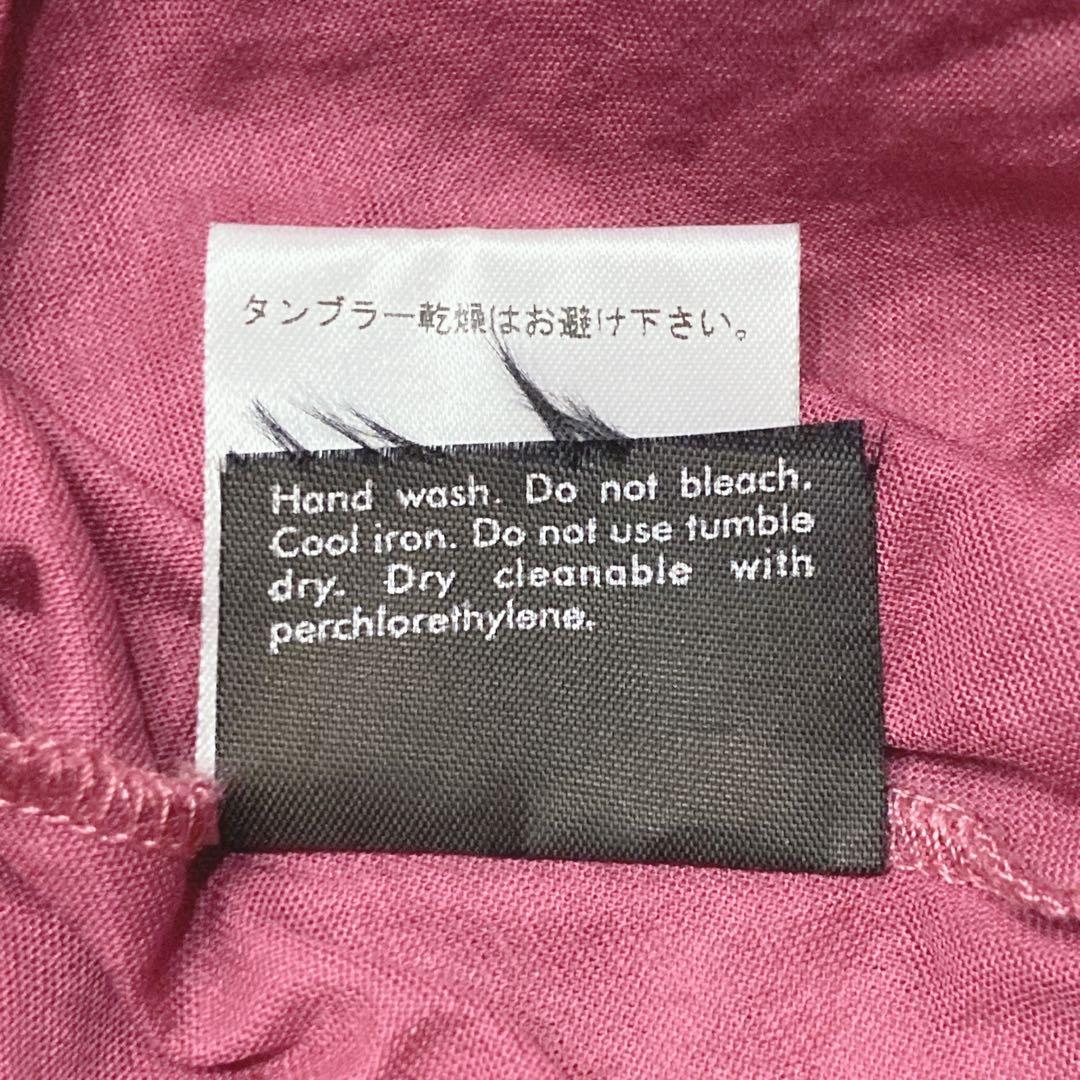 グッチ キャミソール XS ピンク 綿100% ストレッチ イタリア製 インナー