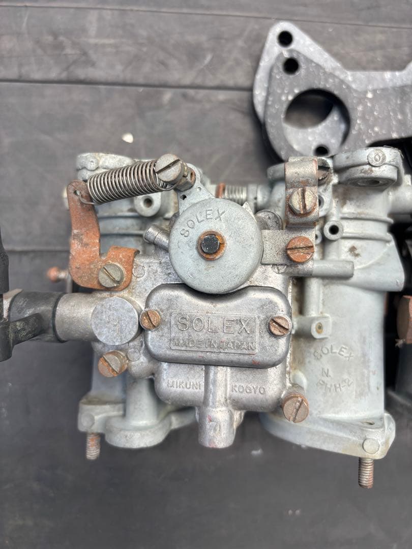 当時物旧車ソレックス2型40パイミクニキャブレターSOLEX ハコスカ ケンメリ