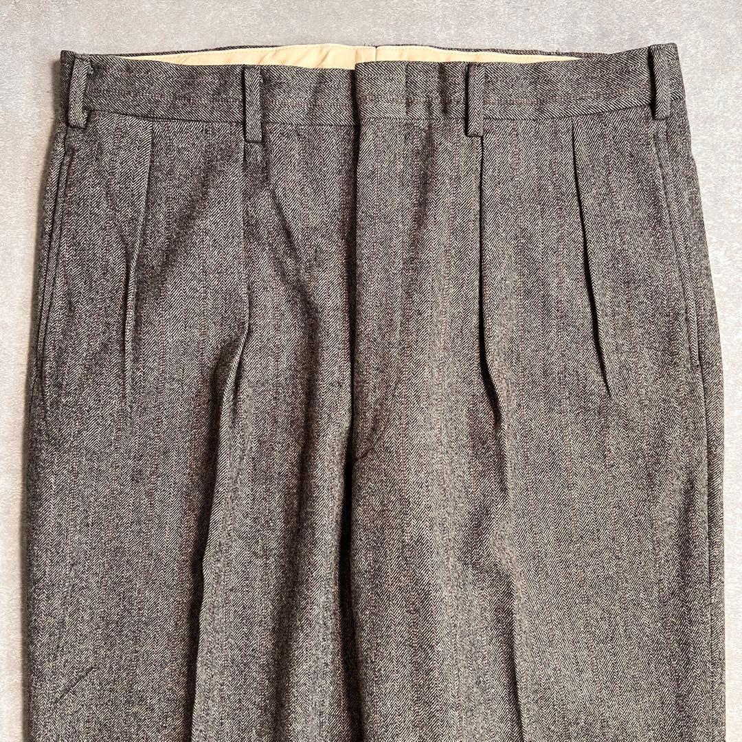 【極美品】ポロラルフローレン ブラウンヘリンボーン ウールサキソニー A5