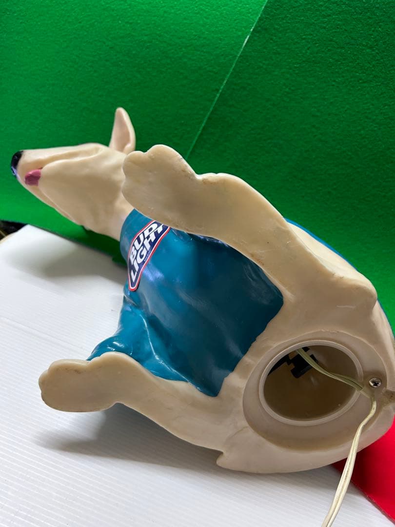 ★ROXY★BUD LIGHT ブルテリア　バド犬　店頭用　ランプ　ソフビ