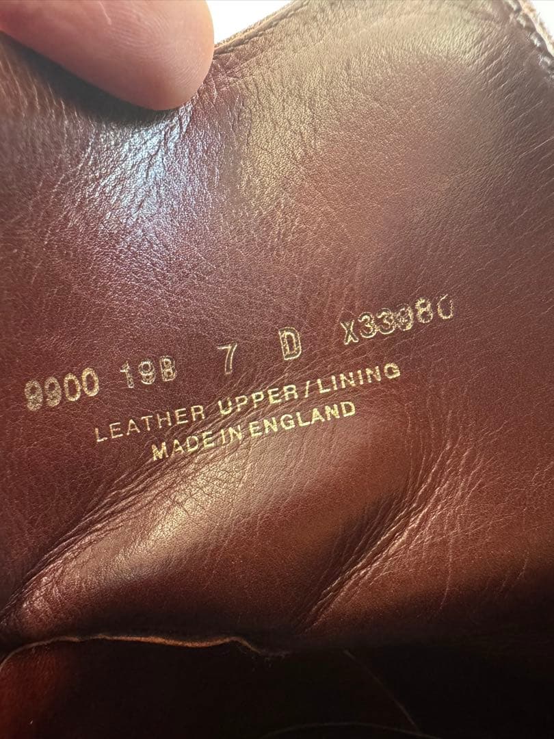 8日まで価格クロケット＆ジョーンズ ハンドグレード ジョッパーブーツ 7D