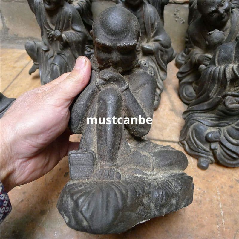 鉄製 仏像 十八羅漢像 茶室 博古架 仏堂 工芸品 置物