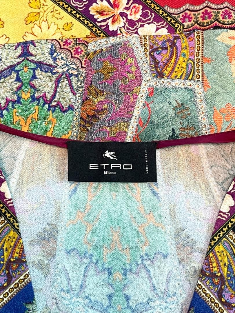 新品 ETRO エトロ 花柄&ペイズリー柄ワンピース