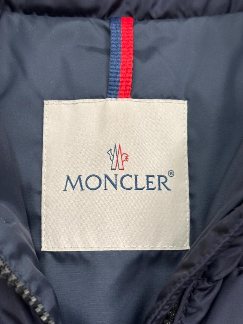 超美品 MONCLER ネイビー ダウンジャケット 12号 152cm