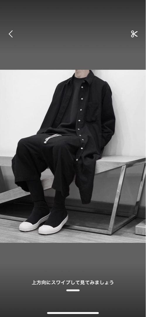 限界価格‼️美品RickOwens DRAWSTRING CROPPED