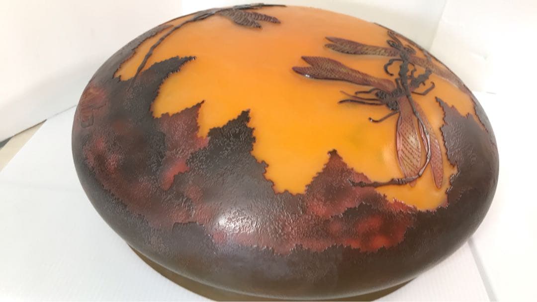 ガレ／スタンド照明　割れ亀裂あり