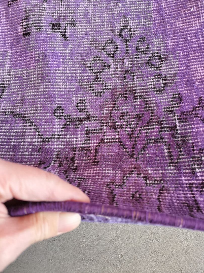 【D.Rin】大判/パープルのオーバーダイ　　No.579