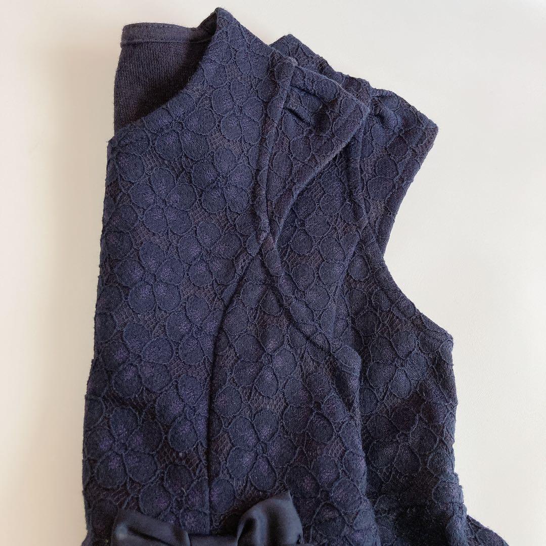 anyFAM ネイビー レース セレモニー 入学 卒園 発表会 フォーマル