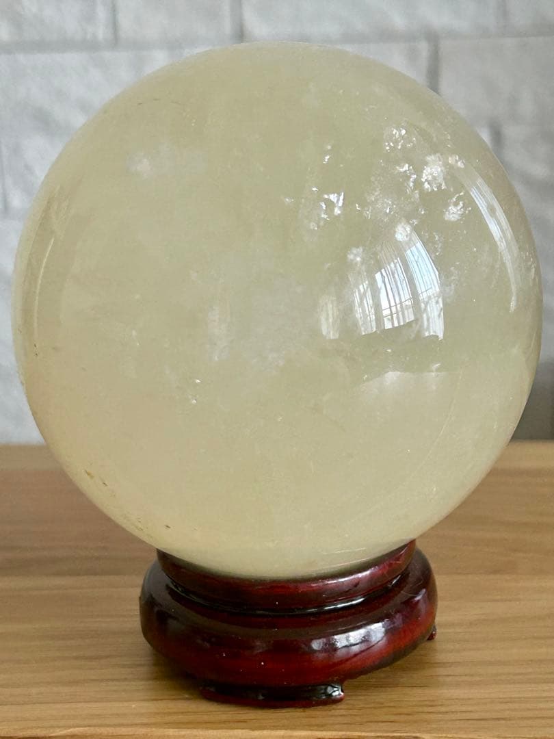 ✨虹入り✨ハニーイエローカルサイト 大玉 約93mm 1.2kg