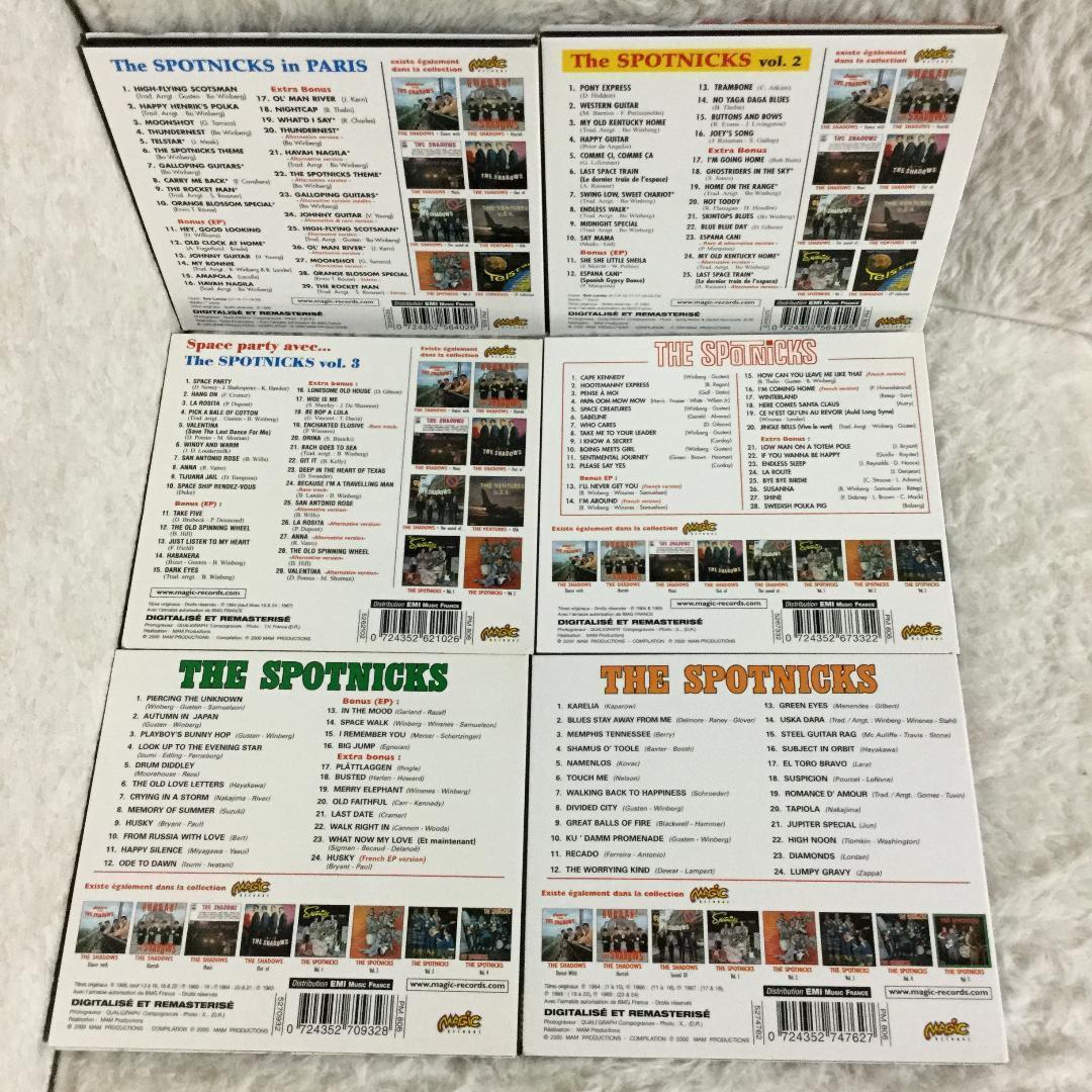 The SpotnicksのMagic盤デジパック仕様CD６枚セット