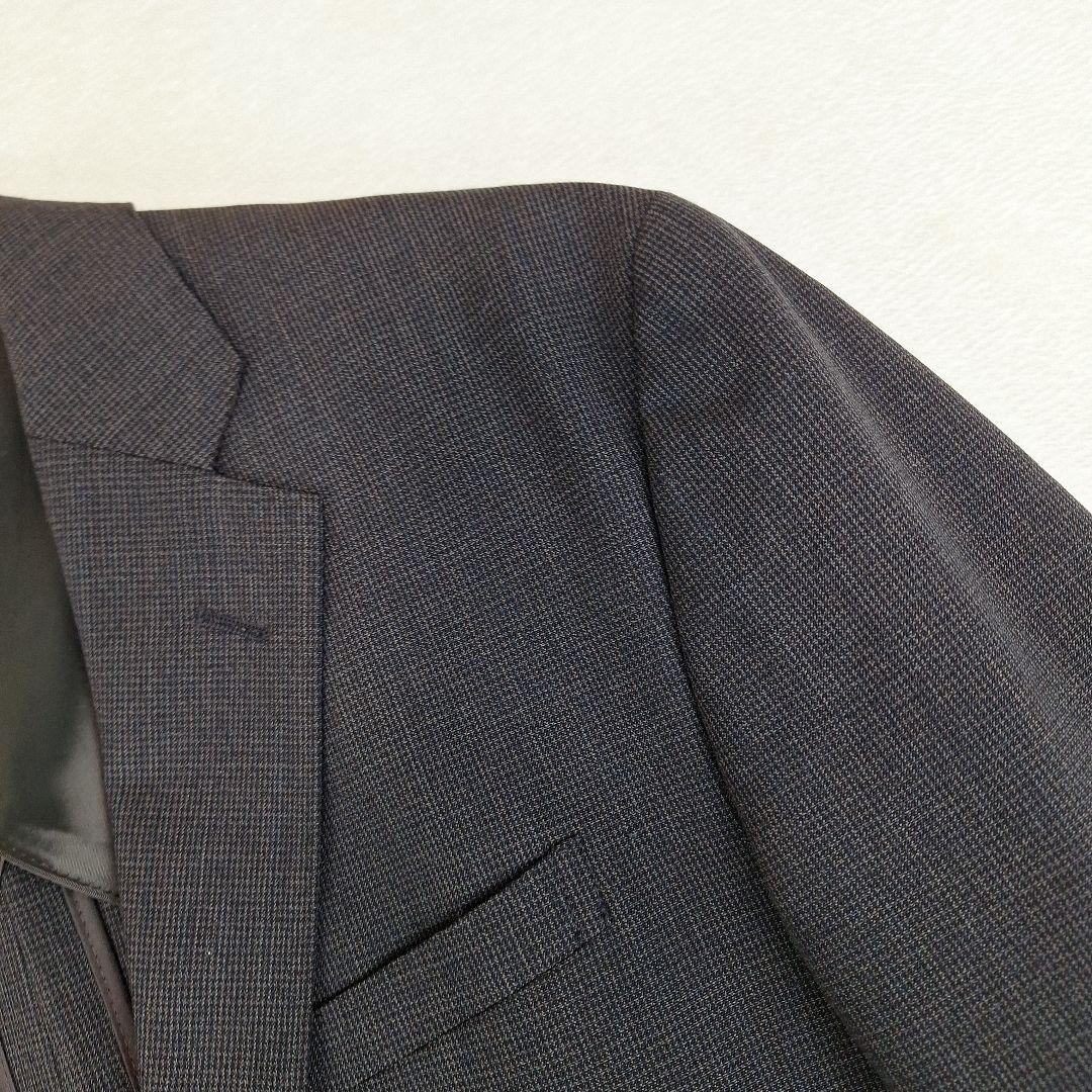 美品✨スーツセレクト　4S　洗えるビジネススーツ　マイクロ千鳥　AB5