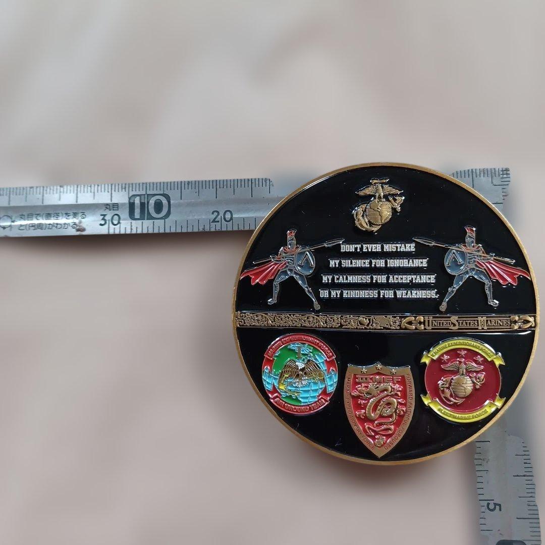 ✨送料無料　米軍USMC 海兵隊　チャレンジ？メダル