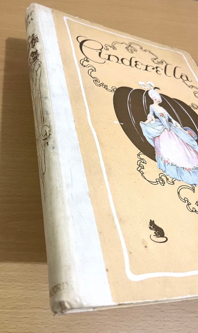 NO210 レア 超希少 アンティーク 古書 洋書 絵本 グリム童話 シンデレラ