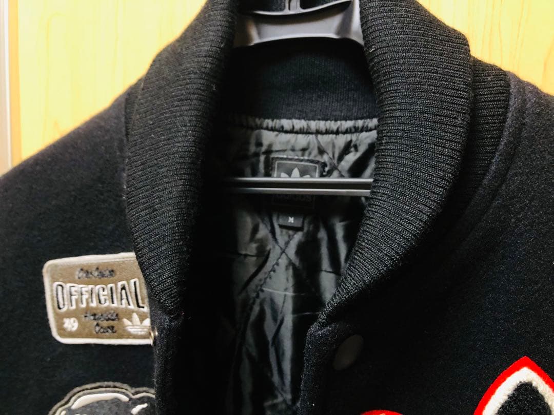 【入手困難/激レア】adidasウールスタジャンブラック 桑田佳祐着用 サイズM