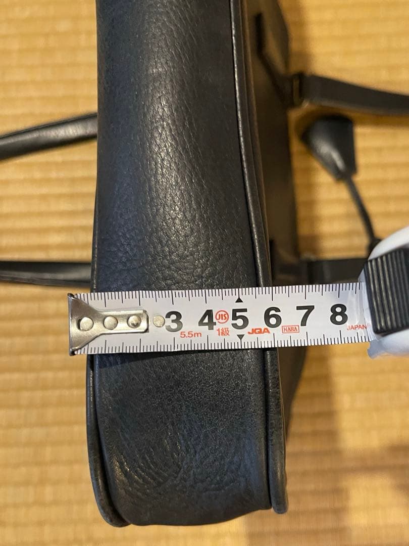 アニアリ　レザー ビジネス　トートバッグ　ネイビー