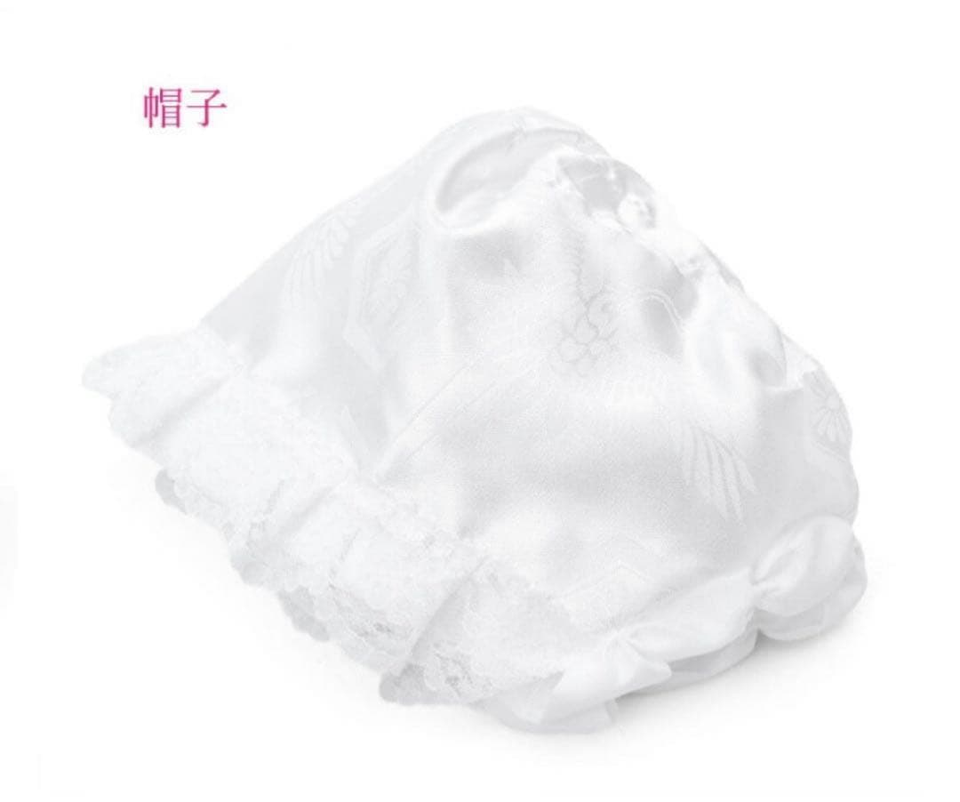 お宮参り　産着　帽子よだれかけセット　男の子