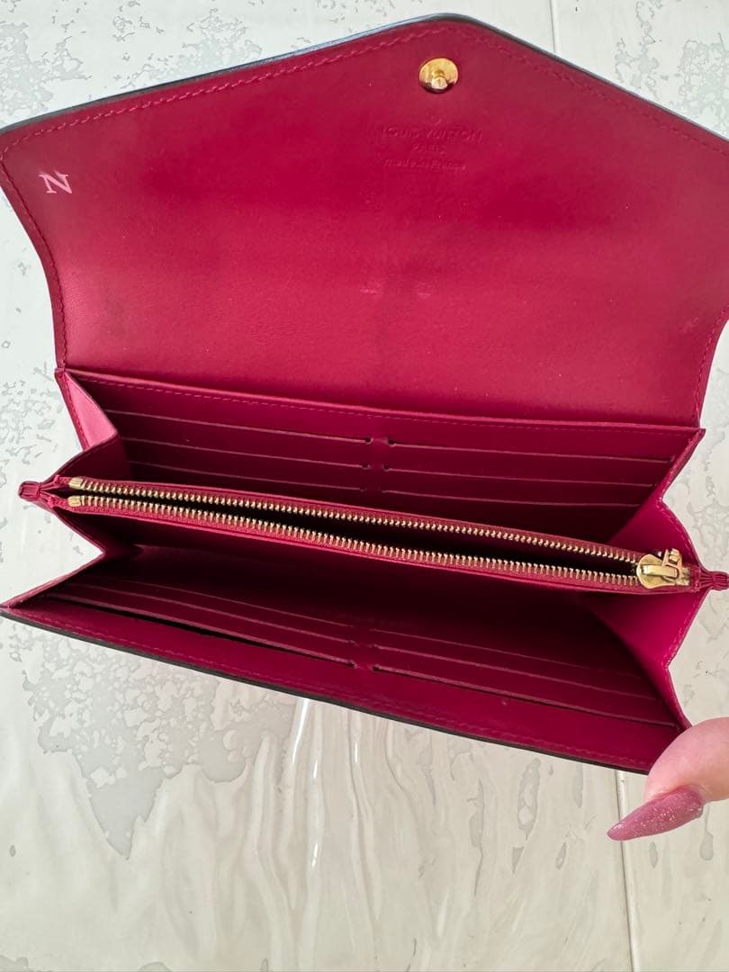 Louis Vuitton バーガンディ 長財布