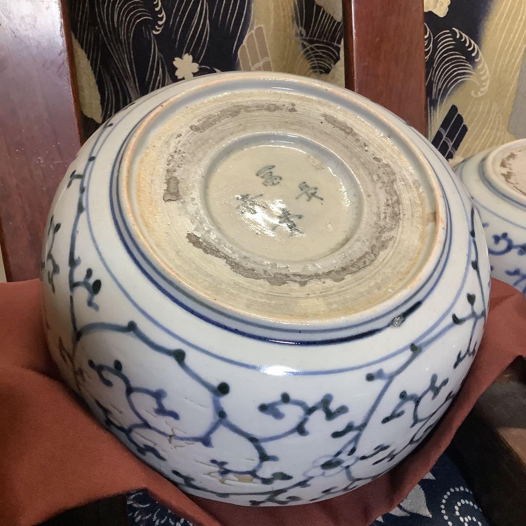 古伊万里　蛸唐草　富貴長春　大膾皿　江戸　6客　李朝・大聖寺・輪島塗・九谷焼好き