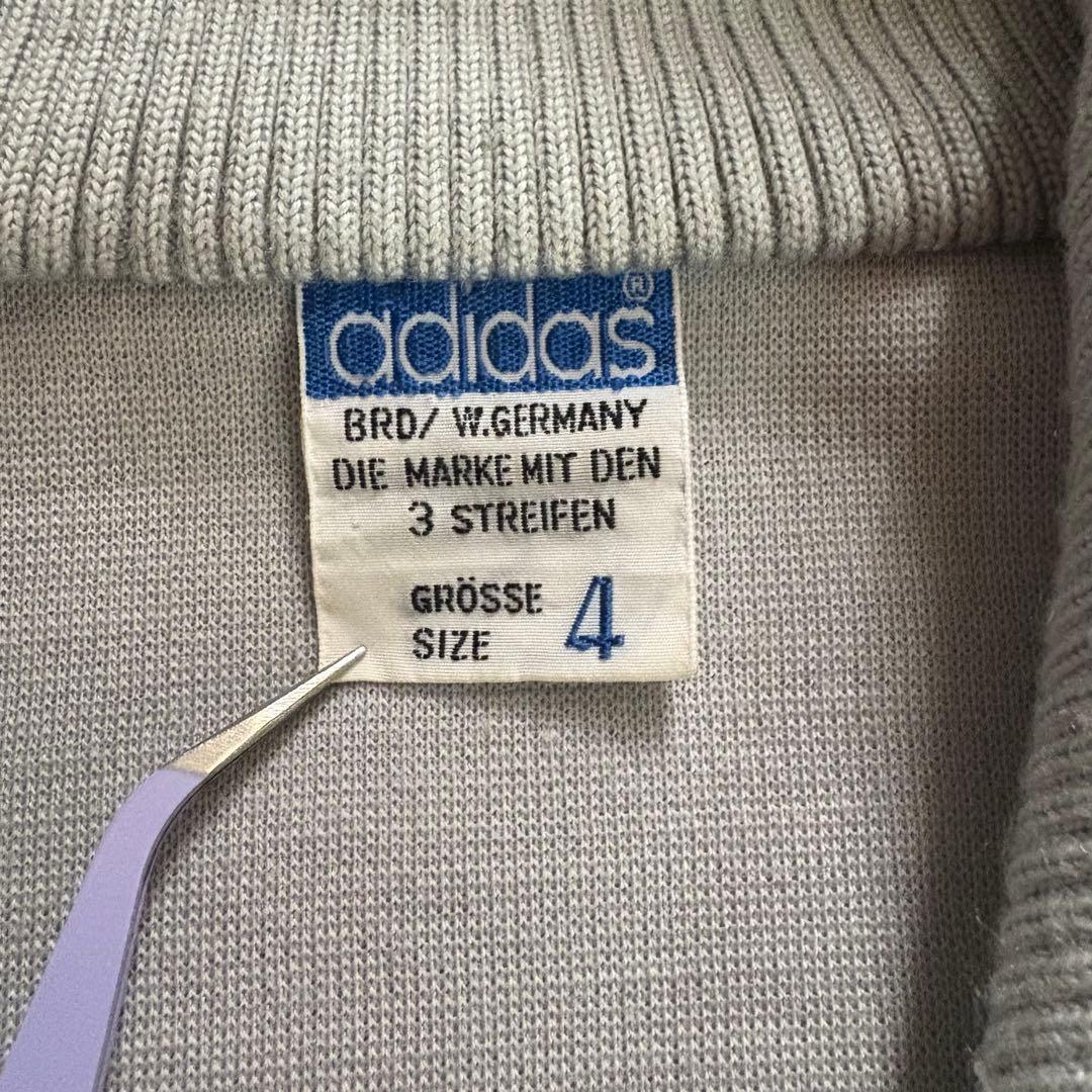 極美品60's〜70's西ドイツ製 adidasトラックジャケットMサイズ相当