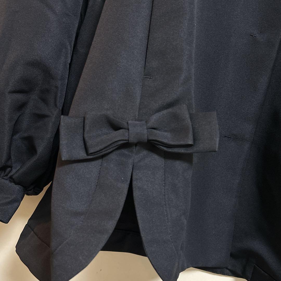 極美品❤︎24AW Sono ノーカラージャケット パール オーバーサイズ 撥水