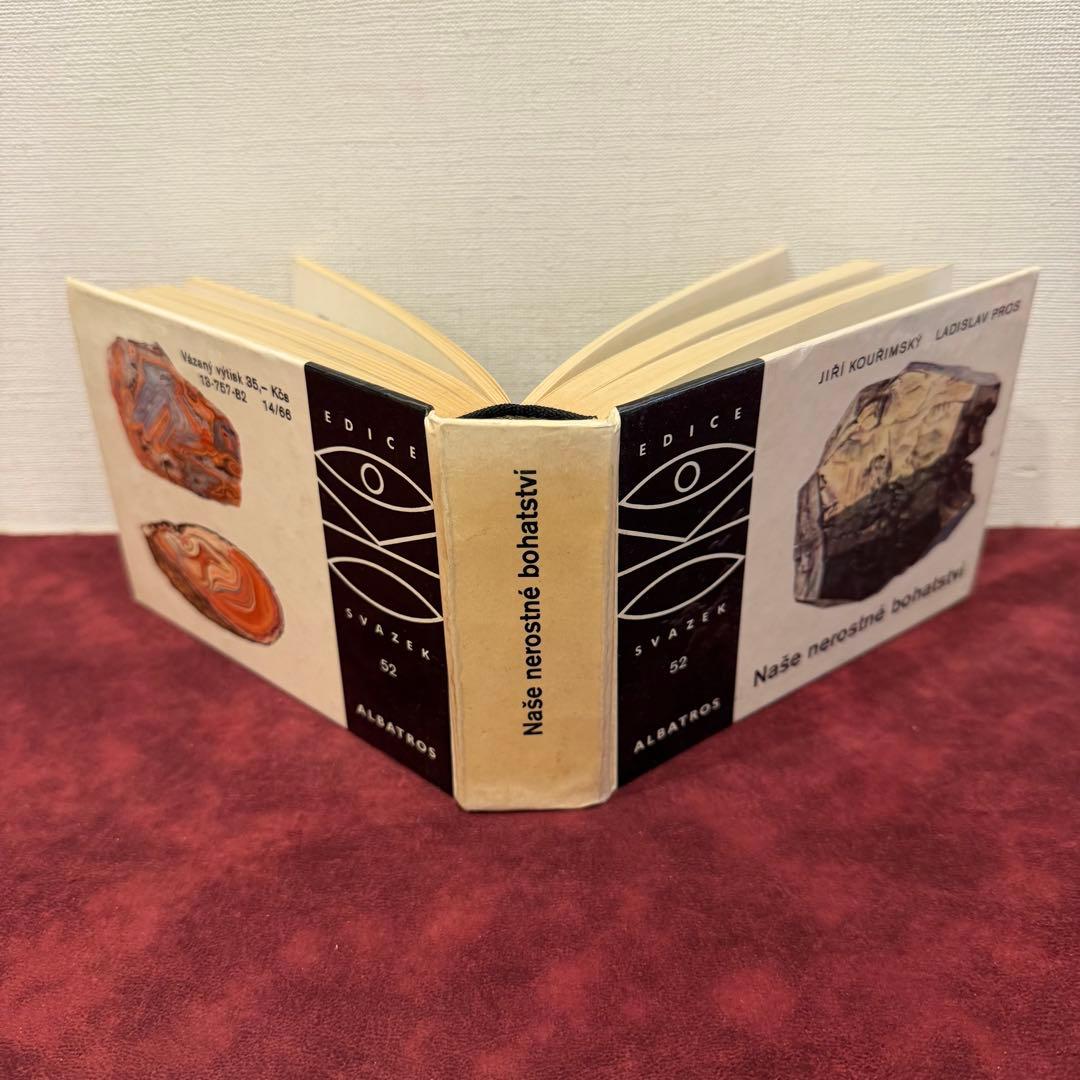 113④チェコビンテージ鉱石図鑑2冊セット　ジャンクジャーナル　ボタンニカル