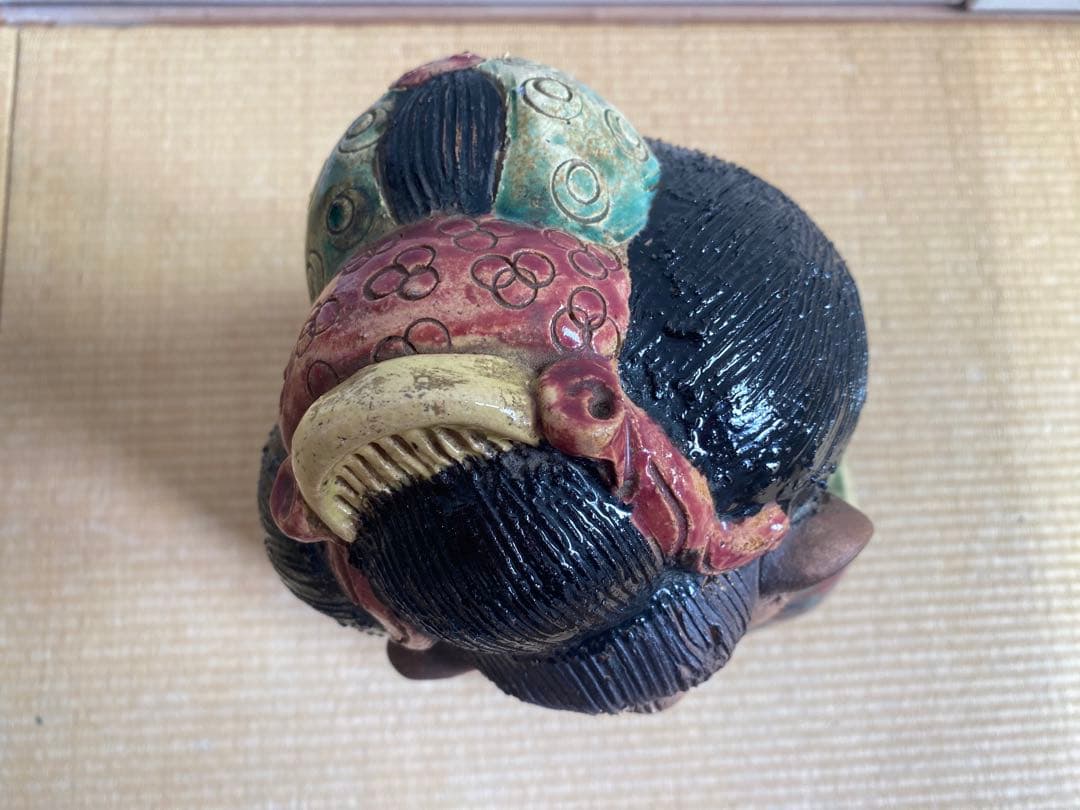 信楽焼 狸 たぬき タヌキ 女将 縁起物 インテリア 置物 陶器人形 お福さん