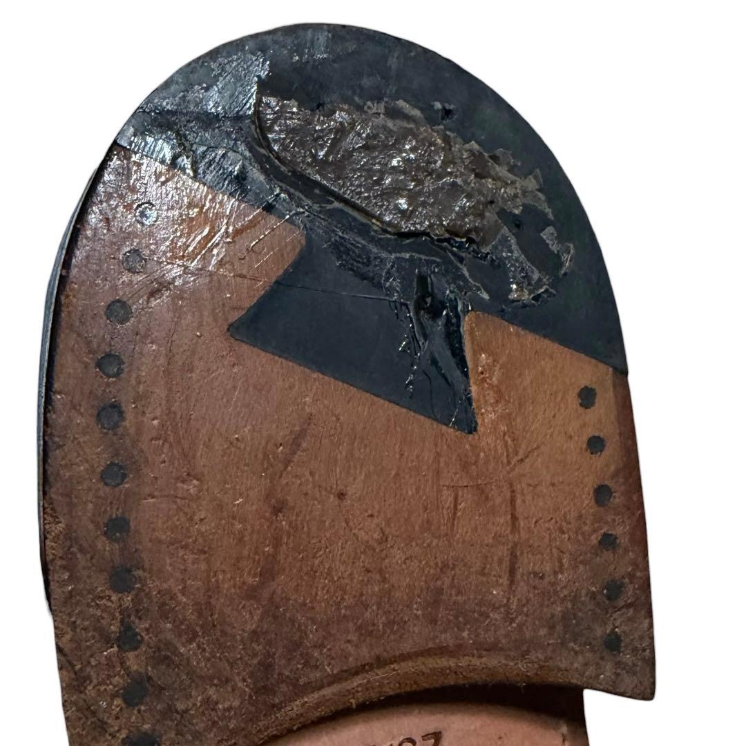 REGAL ウィングチップ メダリオン タッセルローファーブラック 25 1/2