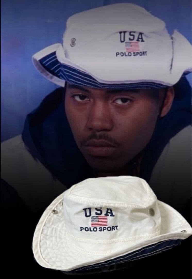 VTG POLO SPORT バケットハット 1996 HIPHOP NAS