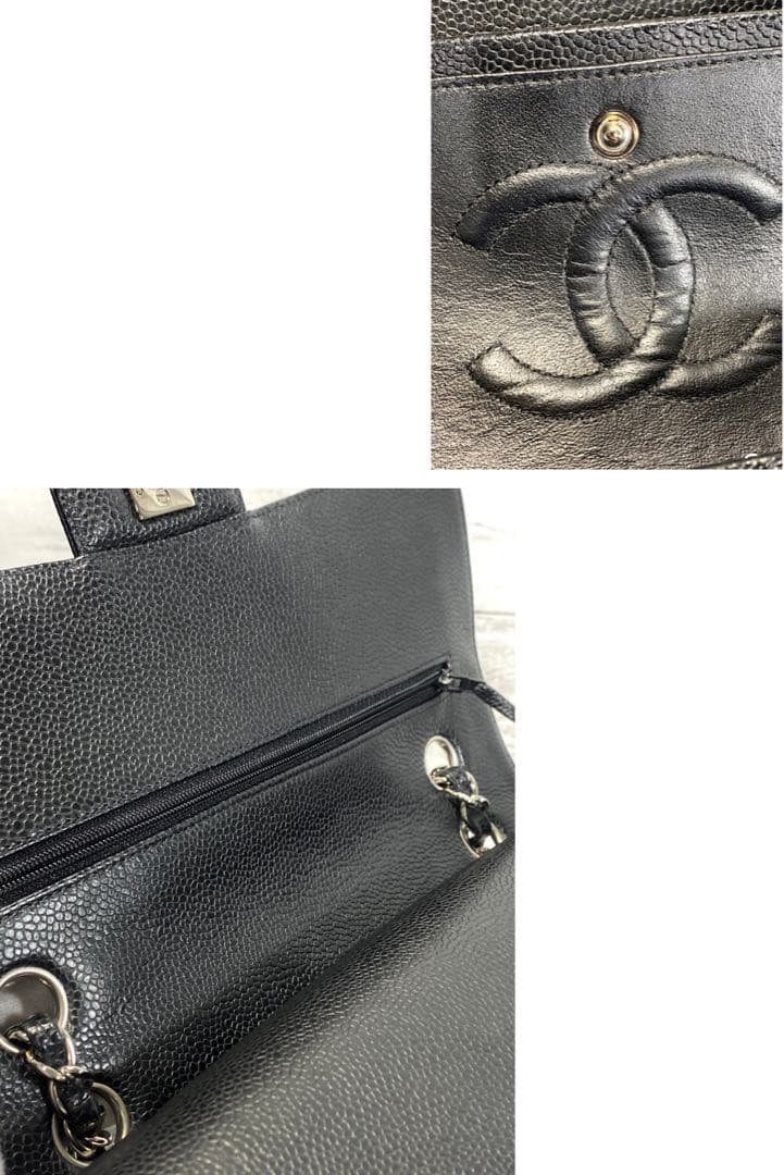 【正規品・極美品】CHANEL シャネルマトラッセ25 キャビアスキン