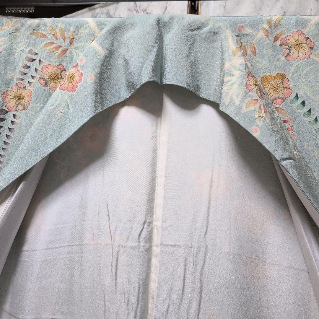 のんちゃん様[高級辻が花]薄水色系