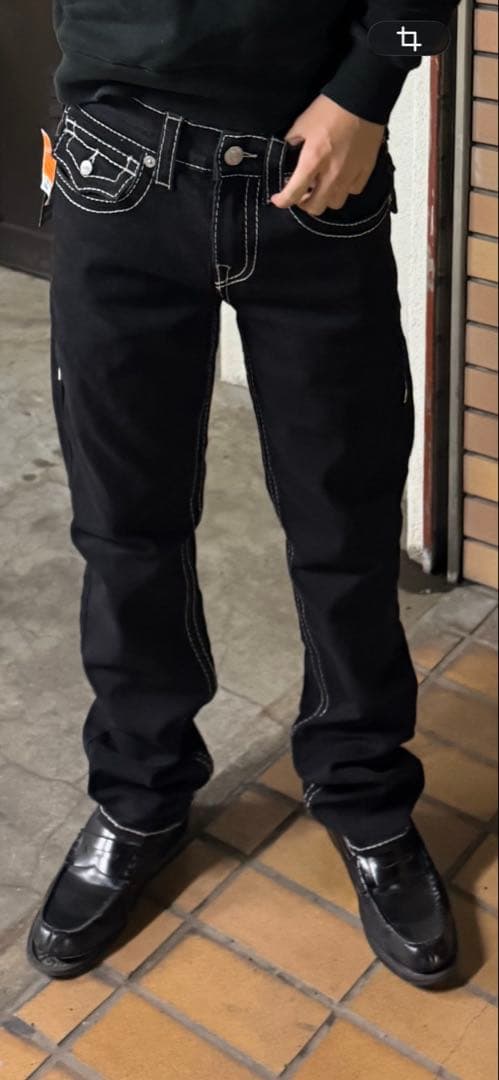 パンツ True Religion Black denim