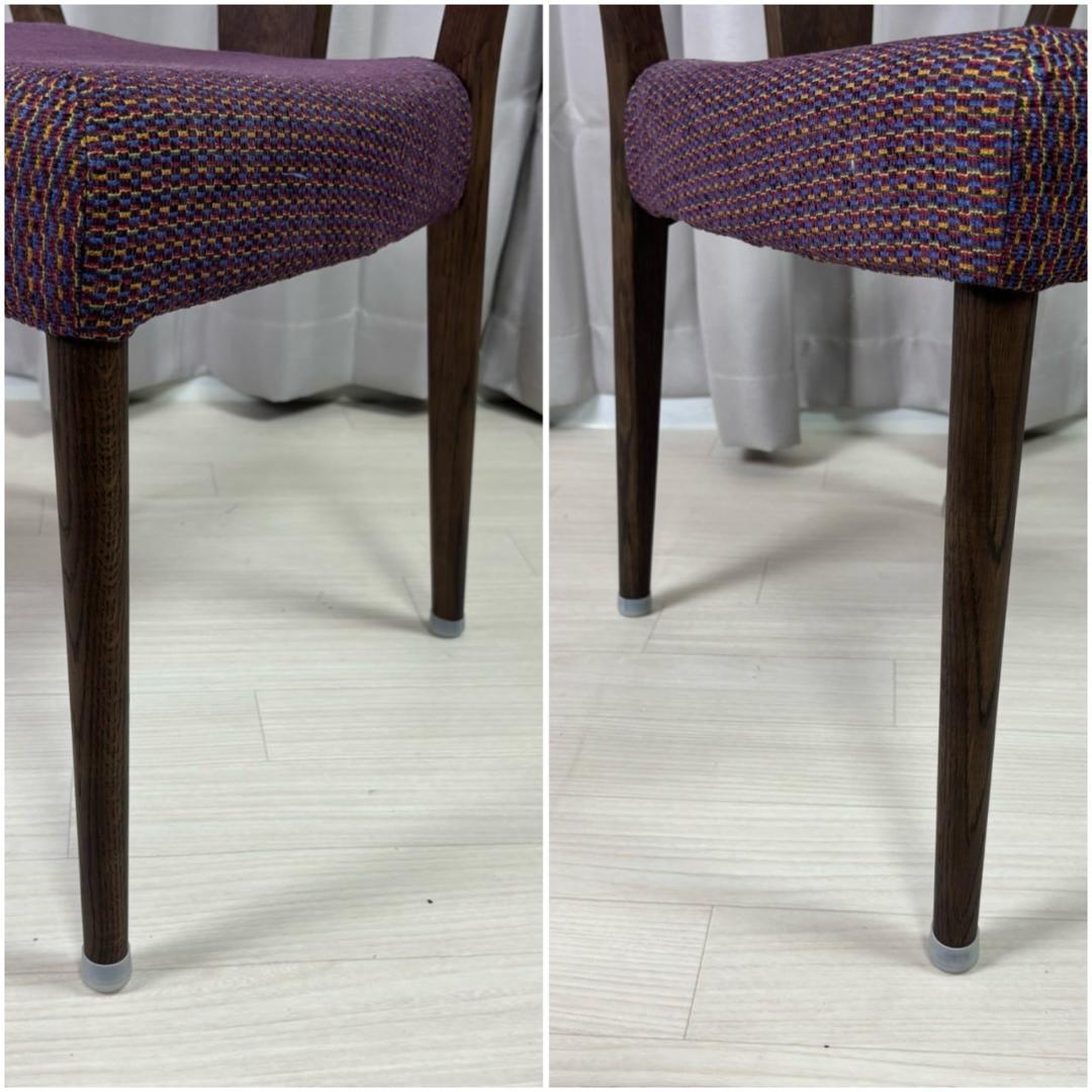 【極美品】 カリモク ダイニングチェア チョイ肘 CW4600 ①